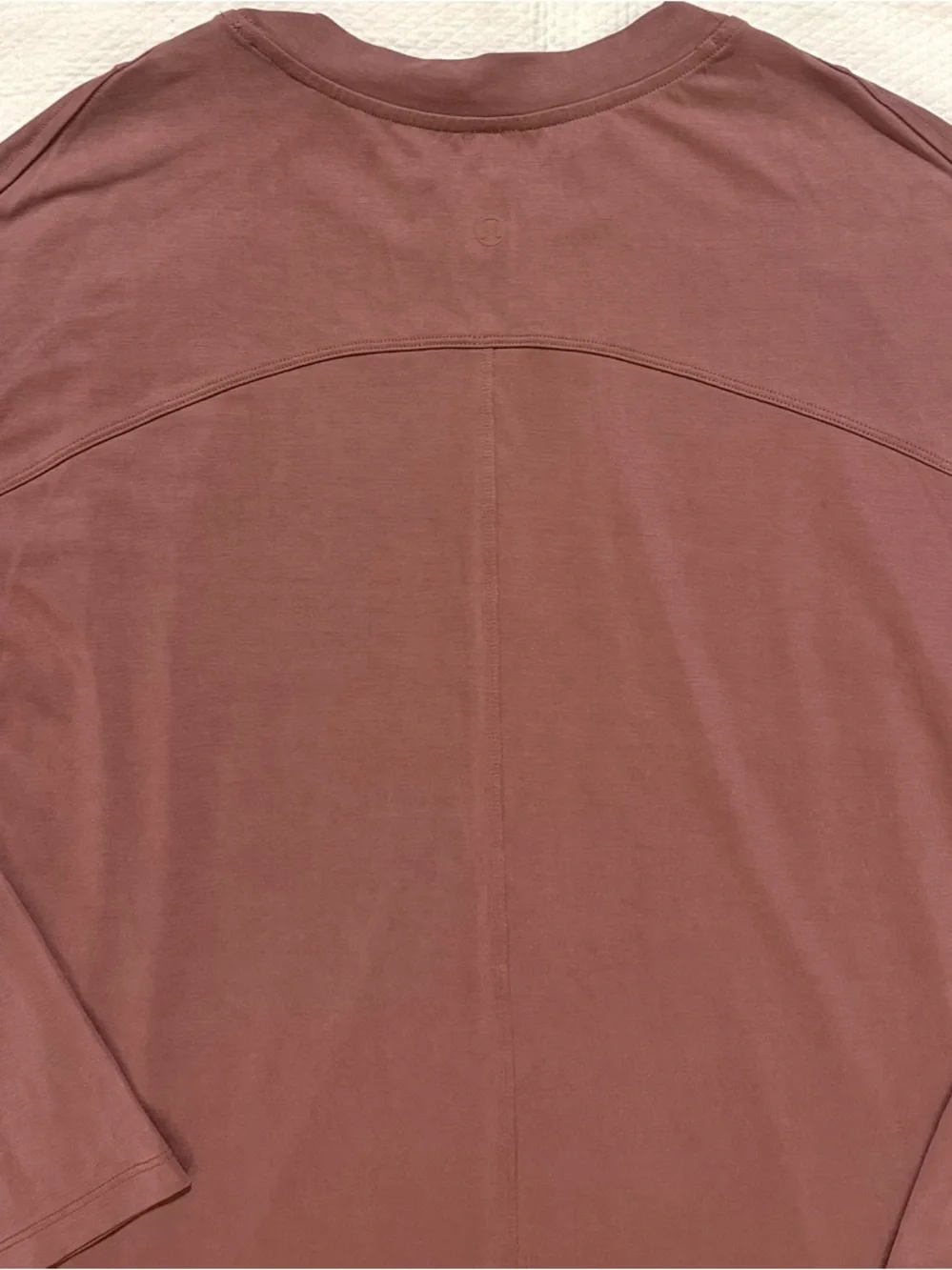 Lululemon Side Cinched Long Sleeve Crew Size 2 Spiced Chai (Dusty Rose)